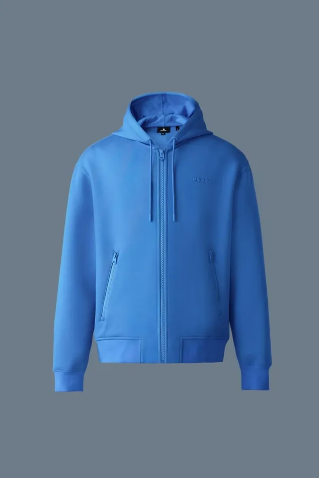 Hoodies and Tops Women Mackage KRYSTOS Doubleface Jersey Zipup Hoodie Camel