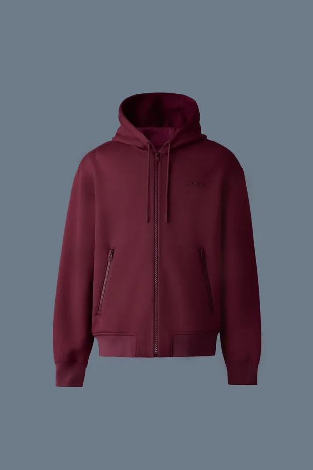 Hoodies and Tops Women Mackage KRYSTOS Doubleface Jersey Zipup Hoodie Camel Hoodies and Tops Women Mackage KRYSTOS Doubleface Jersey Zipup Hoodie Camel