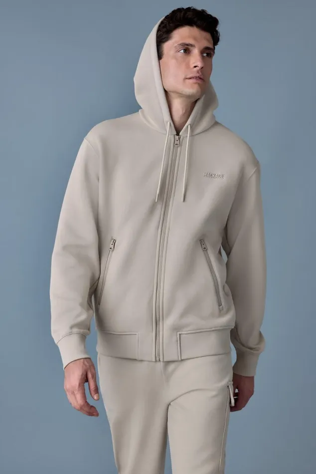 Hoodies and Tops Women Mackage KRYSTOS Doubleface Jersey Zipup Hoodie Camel Hoodies and Tops Women Mackage KRYSTOS Doubleface Jersey Zipup Hoodie Camel