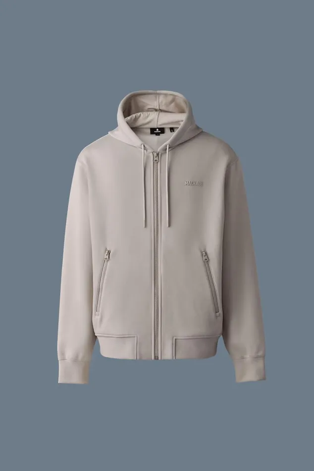 Hoodies and Tops Women Mackage KRYSTOS Doubleface Jersey Zipup Hoodie Camel Hoodies and Tops Women Mackage KRYSTOS Doubleface Jersey Zipup Hoodie Camel