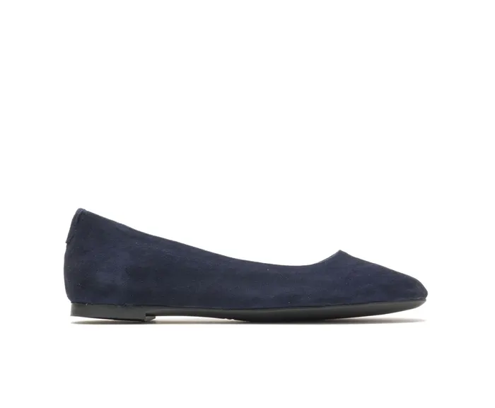 Hush Puppies Flats and SlipOns Women Kendal Ballet Perfect Fit Navy Suede