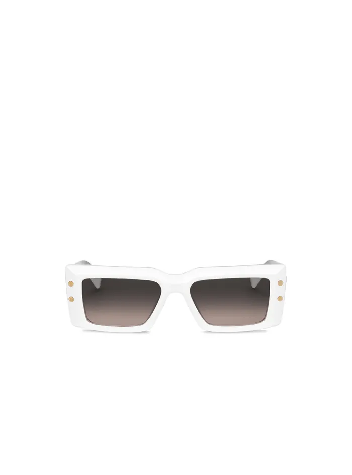 Impeacuterial Sunglasses White WomenMen Balmain Eyewear