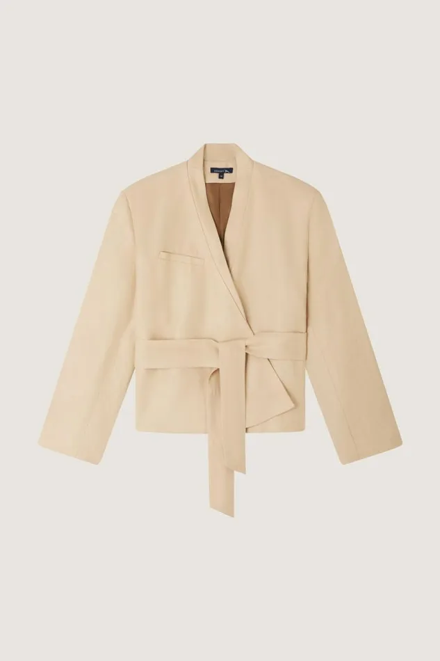Jackets and Coats Women Soeur PAMPELUNE JACKET Vanilla