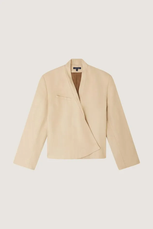 Jackets and Coats Women Soeur PAMPELUNE JACKET Vanilla