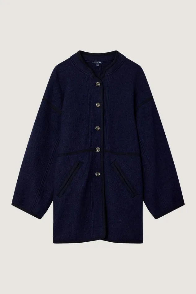 Jackets and Coats Women Soeur SLOVENIE COAT Navy