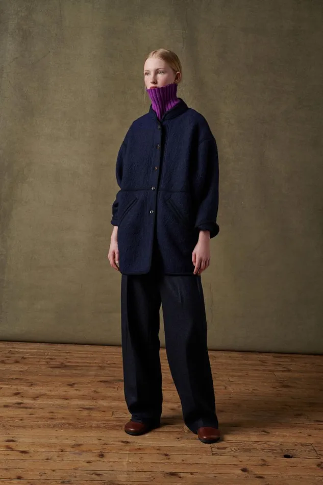 Jackets and Coats Women Soeur SLOVENIE COAT Navy