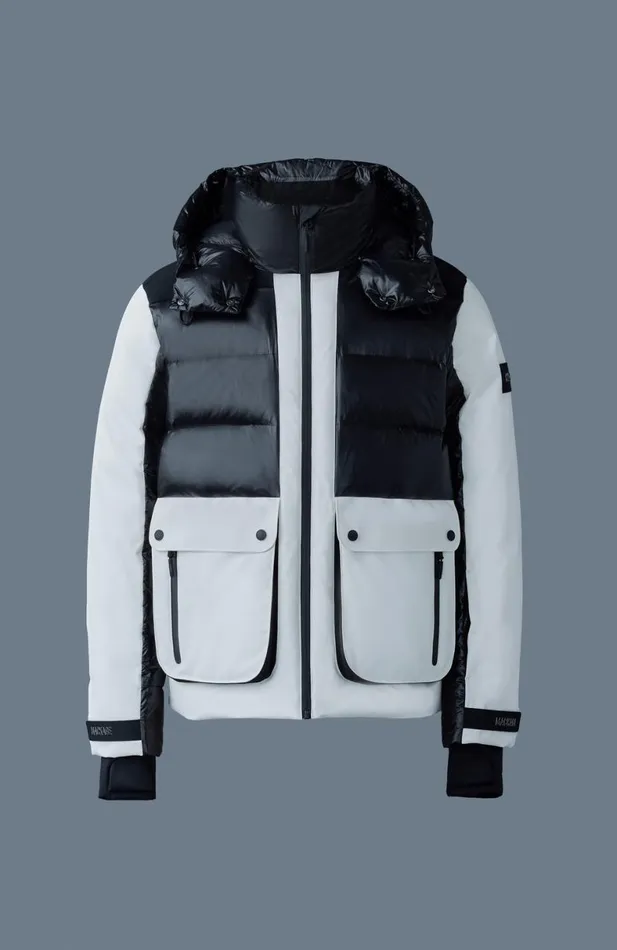 Jackets Men Mackage CODY Down Ski Jacket With Hood Blackwhite Jackets Men Mackage CODY Down Ski Jacket With Hood Blackwhite