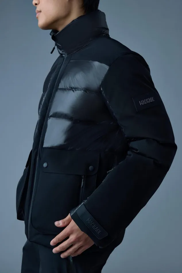 Jackets Men Mackage CODY Down Ski Jacket With Hood Blackwhite Jackets Men Mackage CODY Down Ski Jacket With Hood Blackwhite