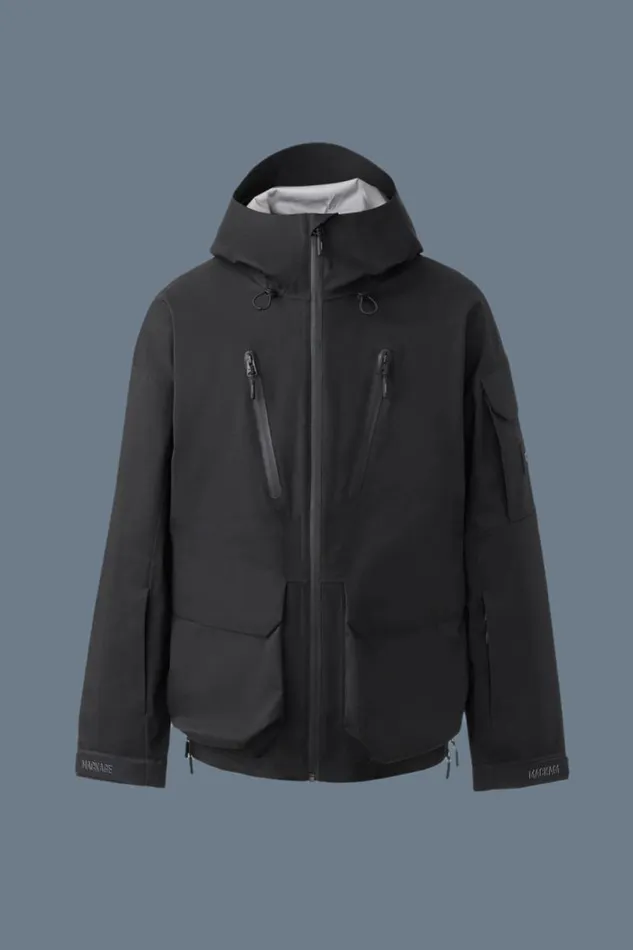 Jackets Men Mackage ROHAN Unlined Ski Jacket With Hood Black