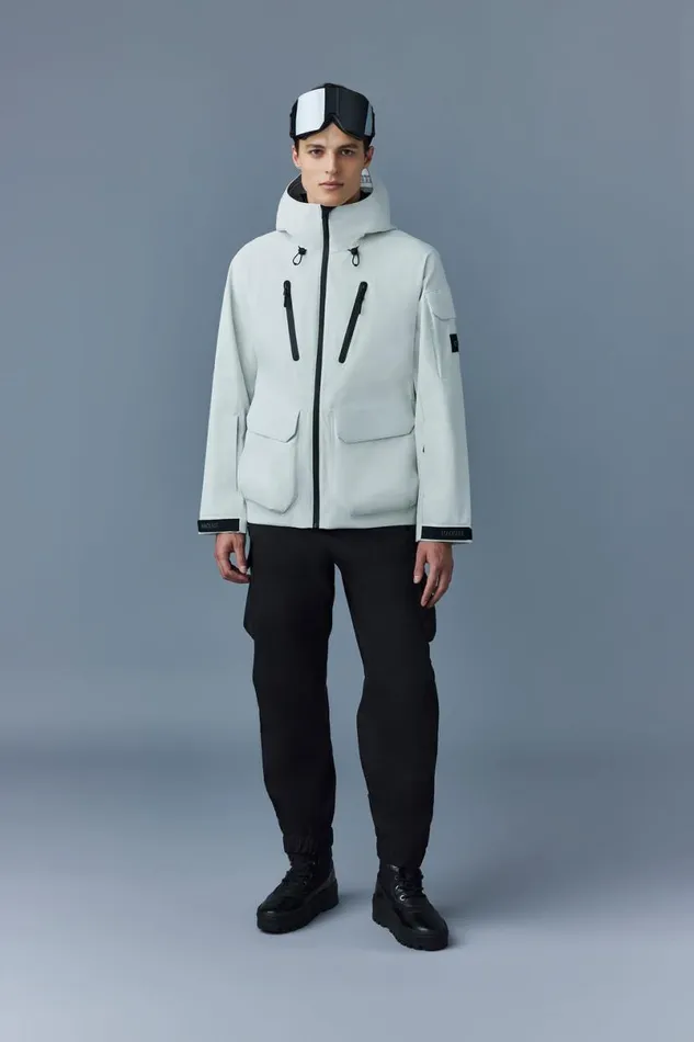 Jackets Men Mackage ROHAN Unlined Ski Jacket With Hood Black Jackets Men Mackage ROHAN Unlined Ski Jacket With Hood Black