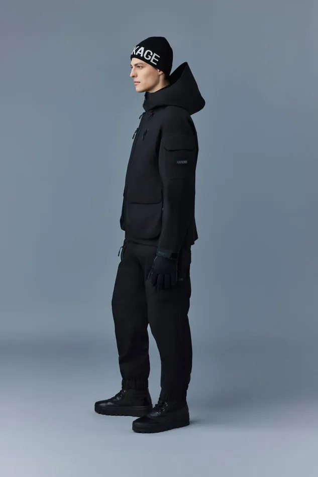 Jackets Men Mackage ROHAN Unlined Ski Jacket With Hood Black Jackets Men Mackage ROHAN Unlined Ski Jacket With Hood Black