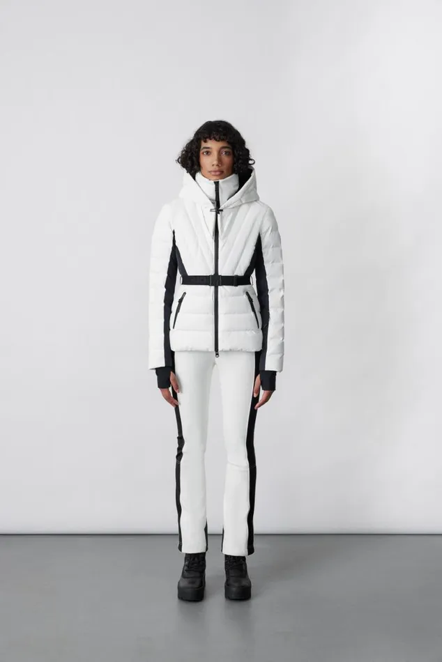 Jackets Women Mackage ELITA Down Ski Jacket With Removable Blue Fox Fur Trim Black Jackets Women Mackage ELITA Down Ski Jacket With Removable Blue Fox Fur Trim Black