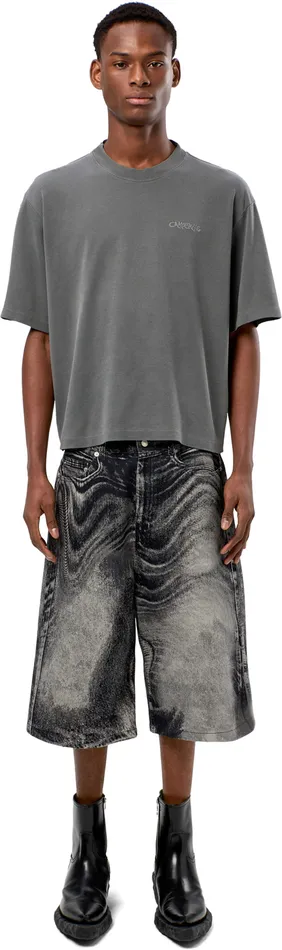 Jersey Men Camper TShirt Gray Cotton Tshirt