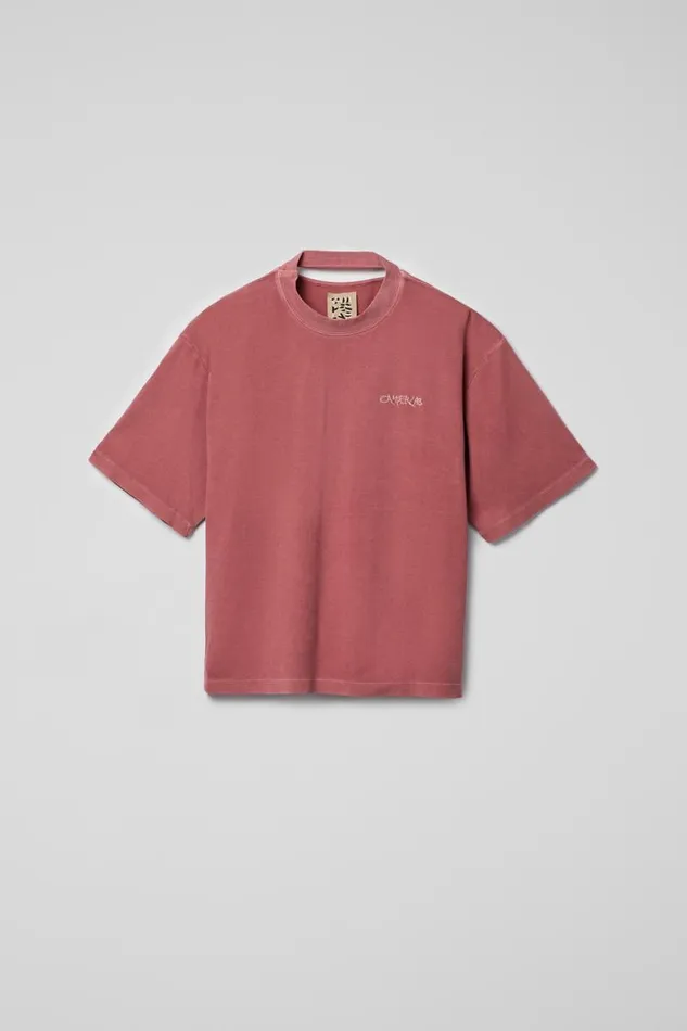 Jersey Men Camper TShirt Red Cotton Tshirt Jersey Men Camper TShirt Red Cotton Tshirt