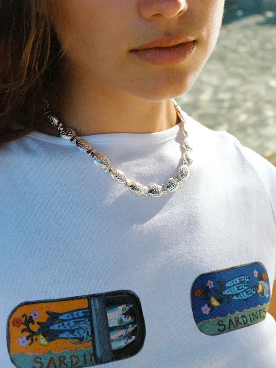 Jewelry Lisa Says Gah Women Fishes Necklace Silver
