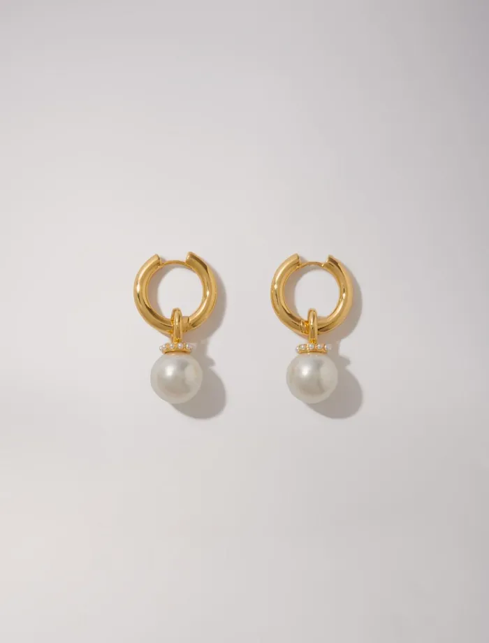 Jewelry Women Maje Bead Earrings Gold