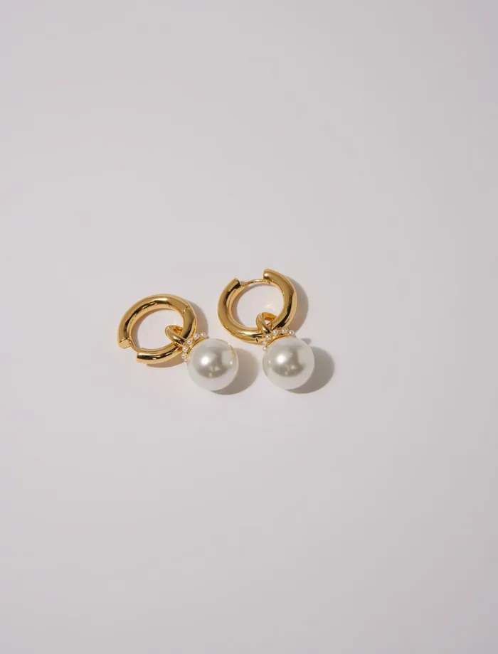 Jewelry Women Maje Bead Earrings Gold