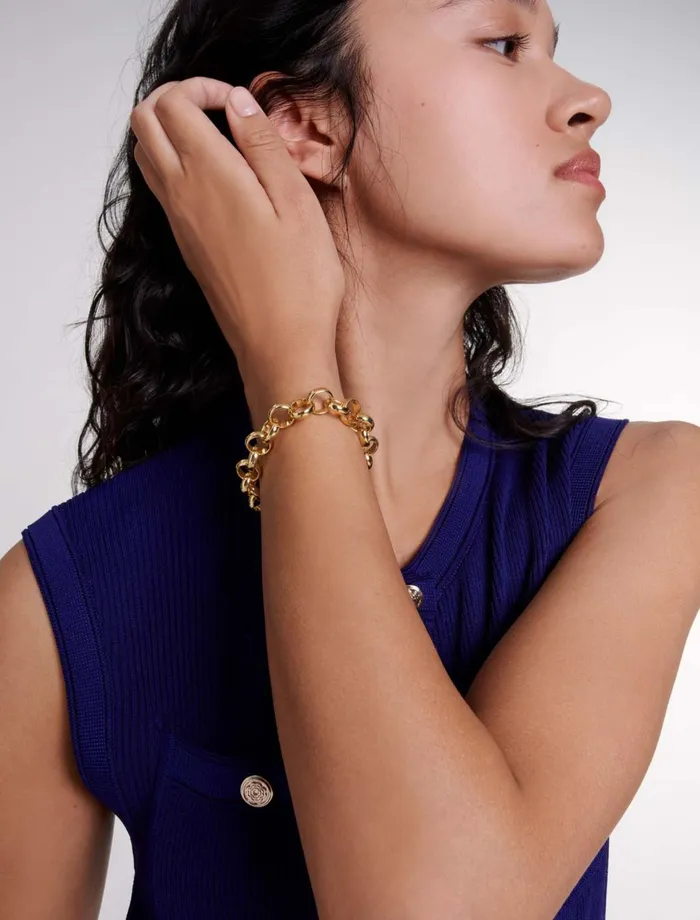 Jewelry Women Maje Jaseron Chain Bracelet Gold