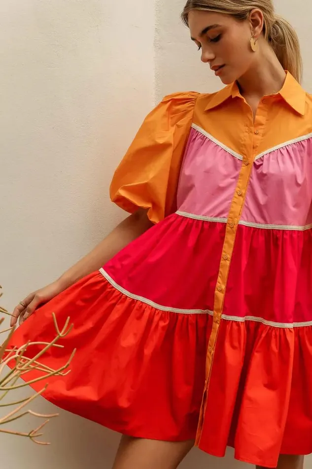 Jojo Mini Dress Red Women Bohme Dresses