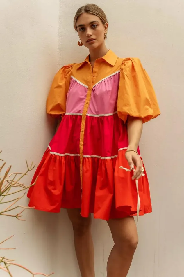 Jojo Mini Dress Red Women Bohme Dresses