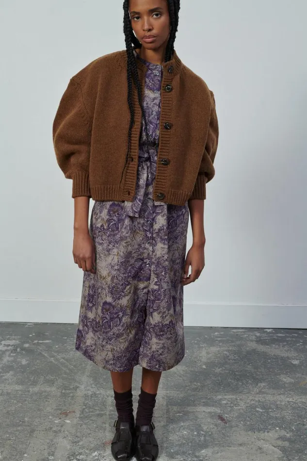 Jumpers and Cardigans Women Soeur LEONARD CARDIGAN Chestnut