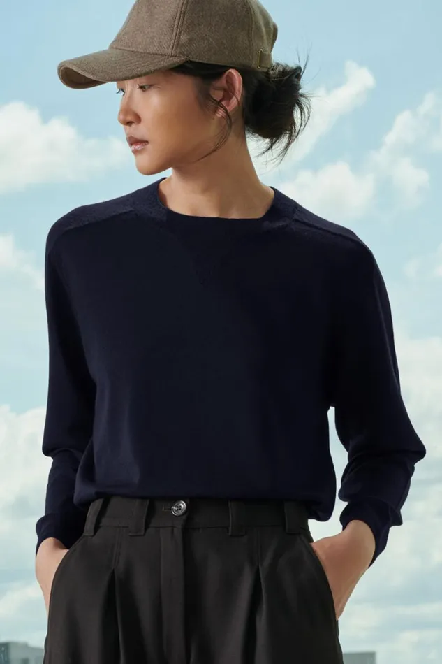 Jumpers and Cardigans Women Soeur PIO SWEATER Navy