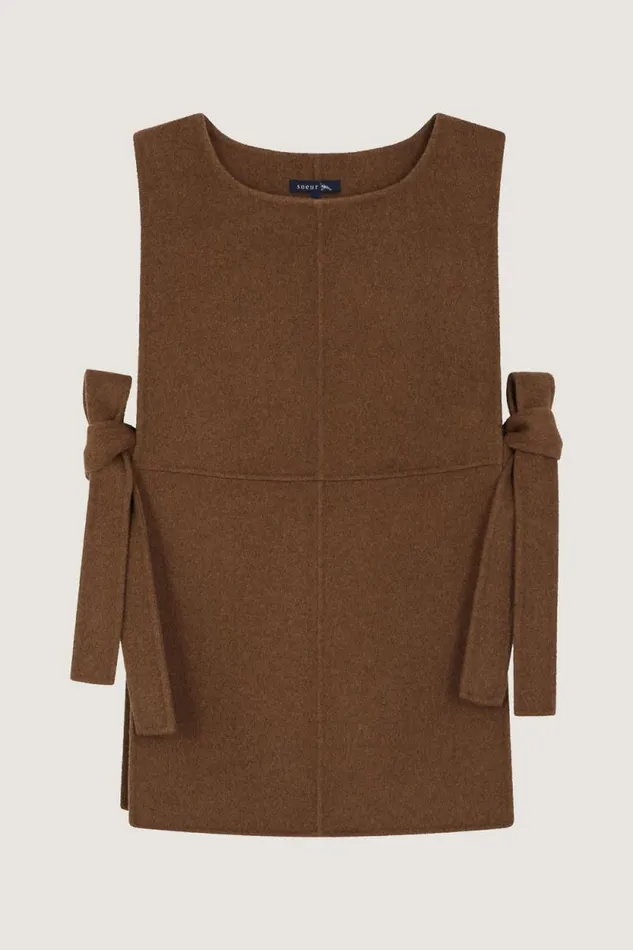 Jumpers and Cardigans Women Soeur VERTUE JUMPER Chestnut
