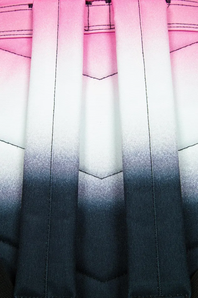 Just Hype Backpacks Hype Iconic PinkWhiteBlack Fade Girls Backpack