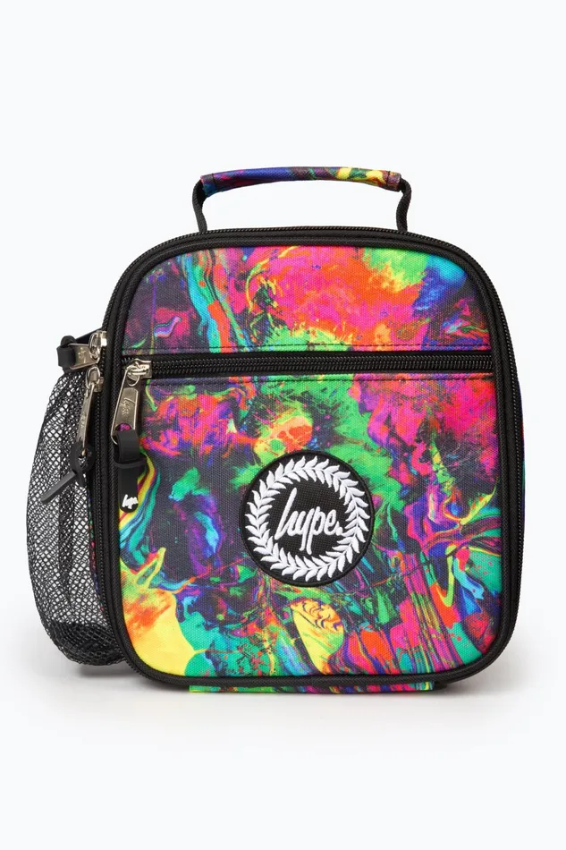 Just Hype Lunch Boxes Hype Kids Multi Abstract Paint Lunch Box