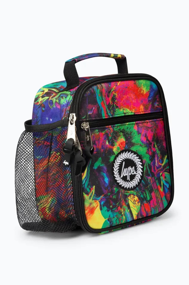 Just Hype Lunch Boxes Hype Kids Multi Abstract Paint Lunch Box