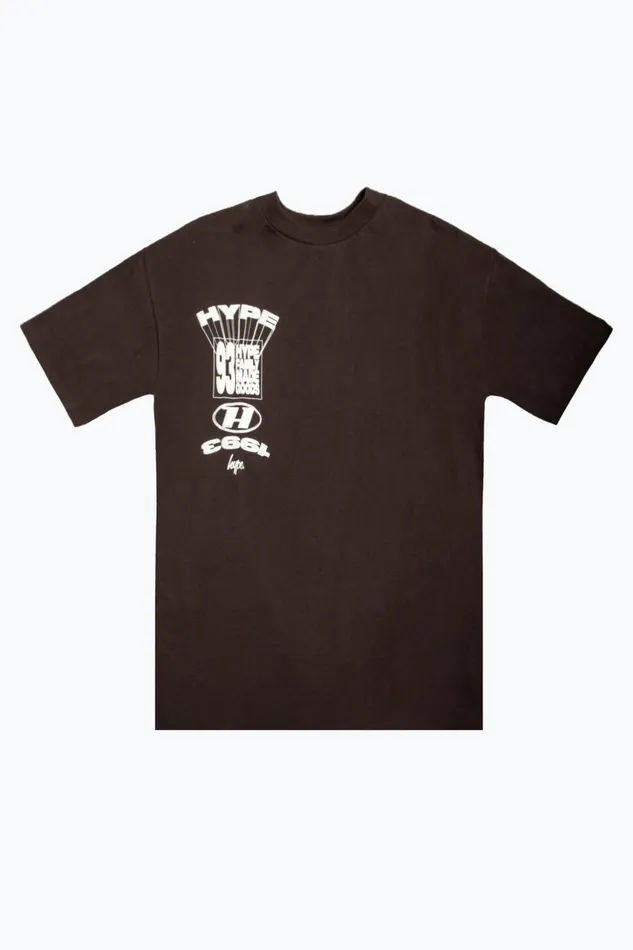 Just Hype TShirts and Vests Hype Boys Charcoal Stack TShirt