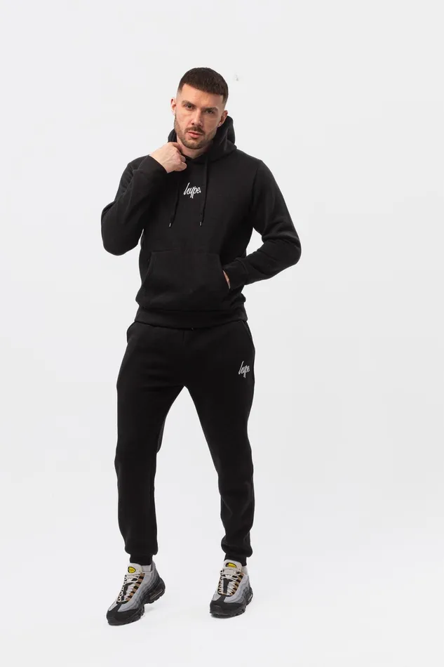 Just Hype Tracksuits Hype Adults Black Tracksuit