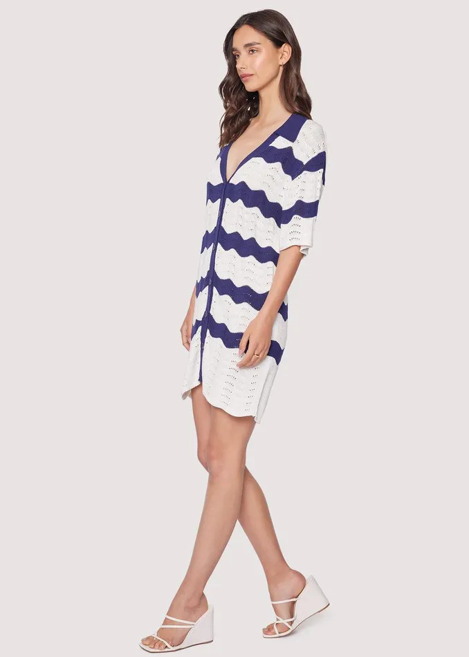 Kairi Shirt Dress Creamnavy Women Lost Wander Dresses