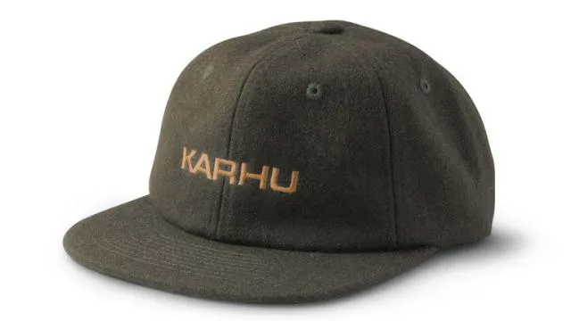 Karhu Logo Cap 8211 Dark Olive Brown Sugar Men Caps