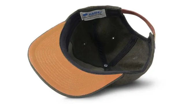 Karhu Logo Cap 8211 Dark Olive Brown Sugar Men Caps