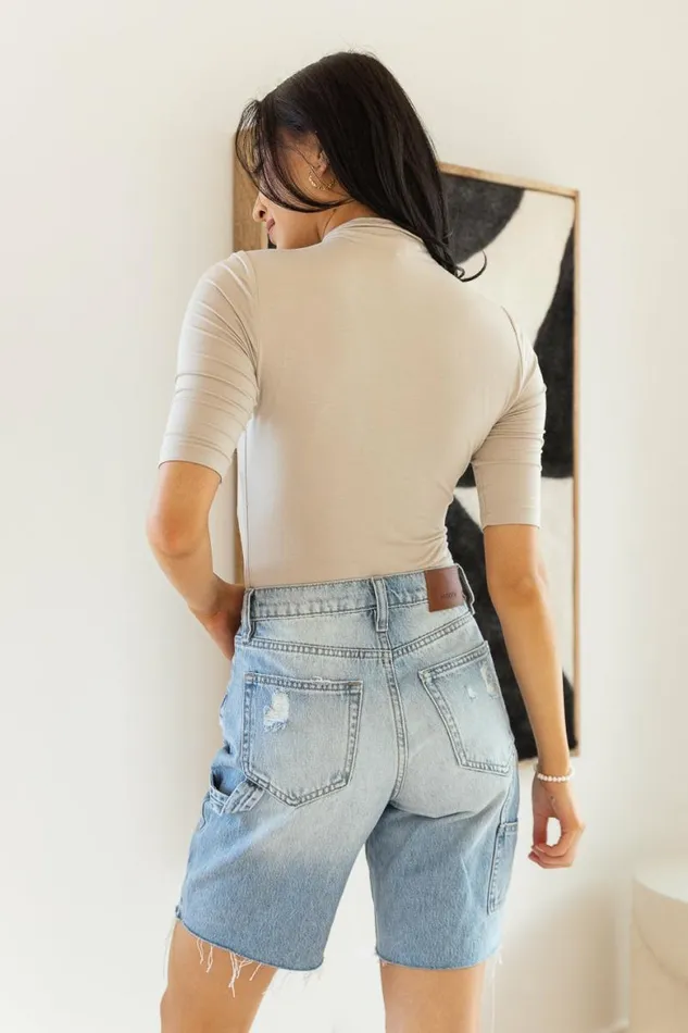 Kaya Bodysuit In Mocha Mocha Women Bohme Tops