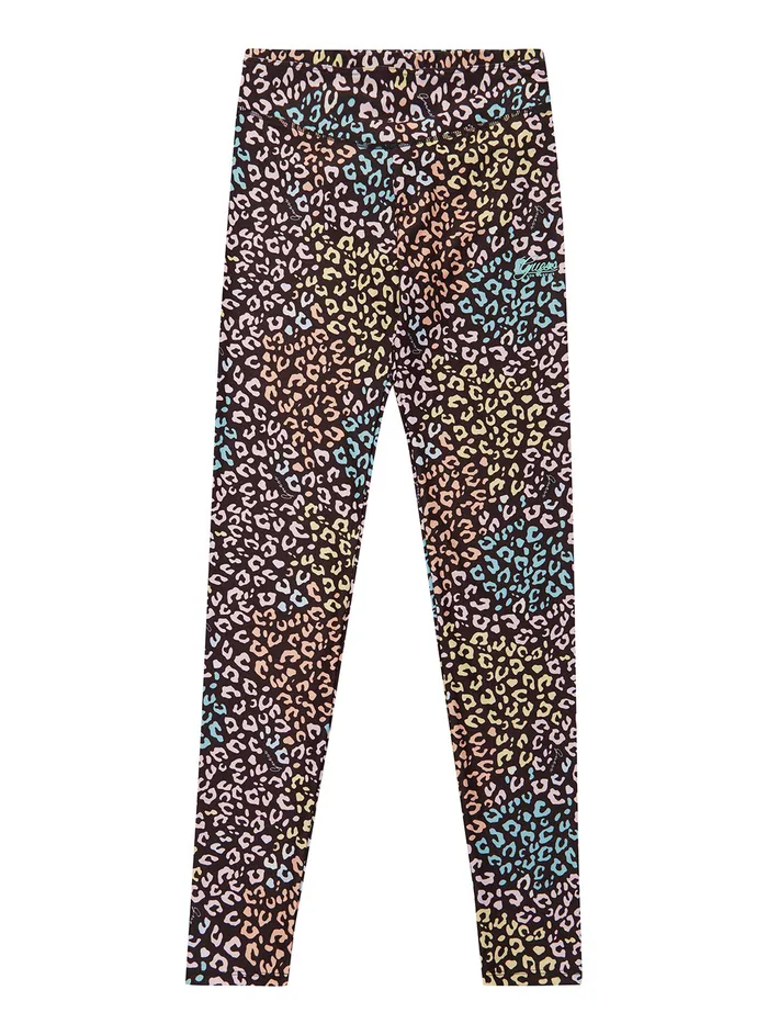 Kids Big Girl GUESS Multicolour Leopard Leggings 716