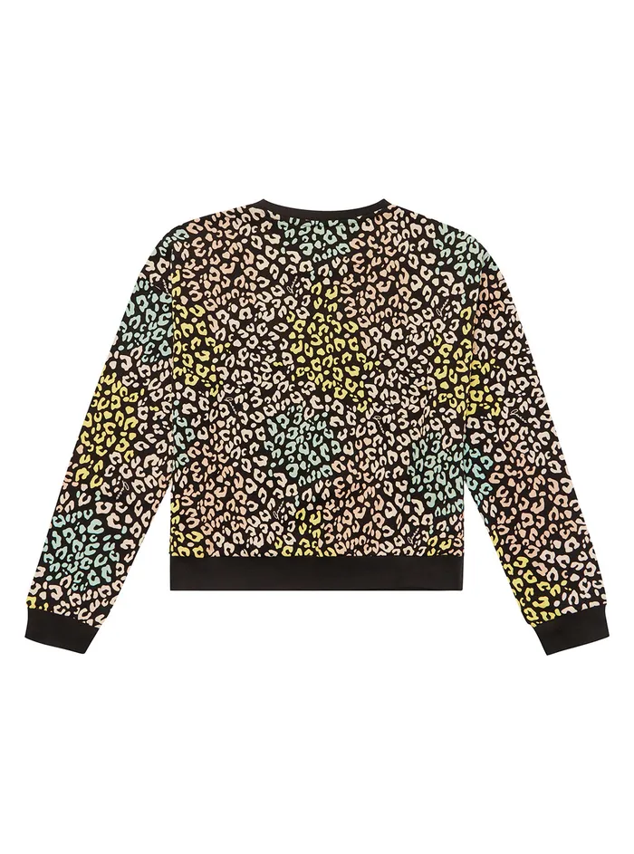 Kids Big Girl GUESS Multicolour Leopard Top 716 Kids Big Girl GUESS Multicolour Leopard Top 716