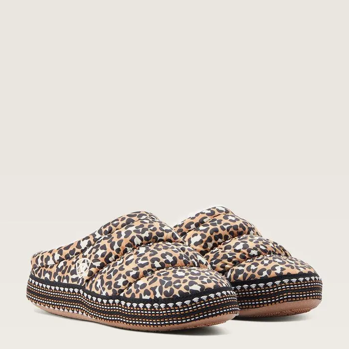 Kids Big Kids039 Footwear Ariat Crius Clog Slipper Tan Leopard Print Kids Big Kids039 Footwear Ariat Crius Clog Slipper Tan Leopard Print