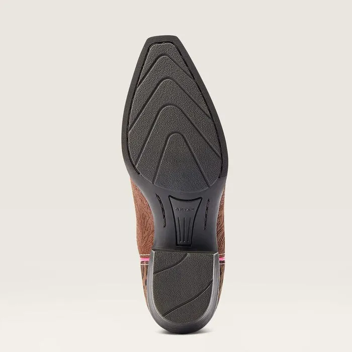 Kids Big Kids039 Footwear Ariat Heritage Star Western Boot Brown Floral Embosspearl Snake Kids Big Kids039 Footwear Ariat Heritage Star Western Boot Brown Floral Embosspearl Snake