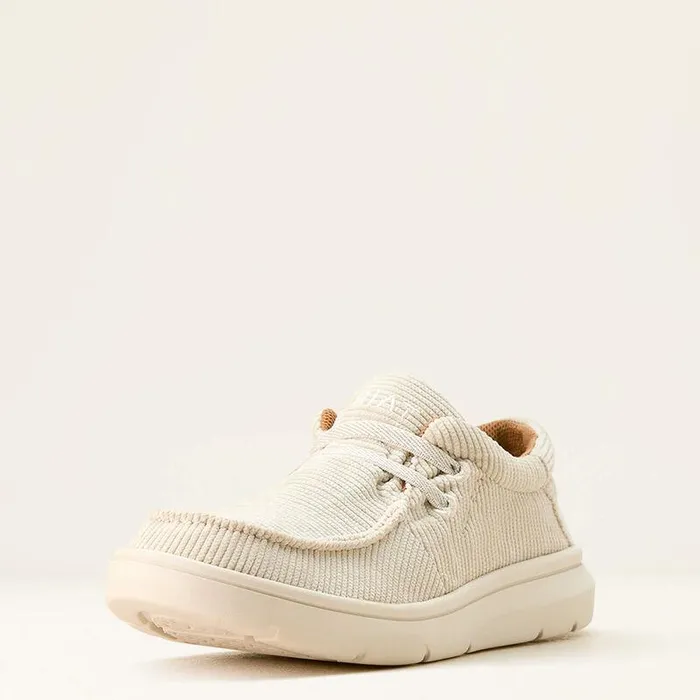 Kids Big Kids039 Footwear Ariat Hilo Shoe Cream Corduroy