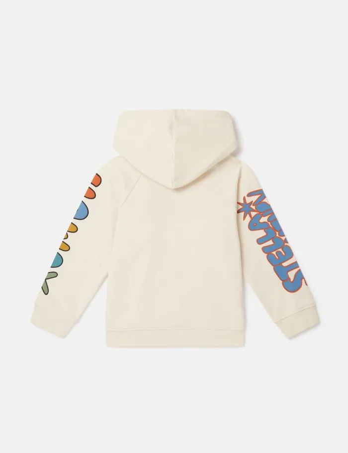 Kids Cosmic Cowboy Hoodie Beige Stella McCartney TShirts And Sweatshirt Kids Cosmic Cowboy Hoodie Beige Stella McCartney TShirts And Sweatshirt