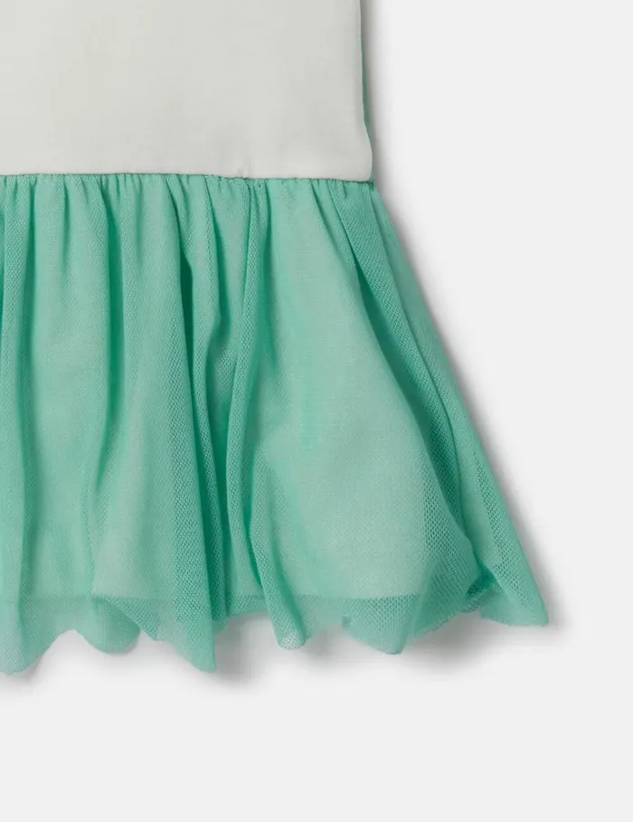 Kids Double Seahorse Print TShirt Dress Whitegreen Stella McCartney Dresses and Jumpsuits Kids Double Seahorse Print TShirt Dress Whitegreen Stella McCartney Dresses and Jumpsuits