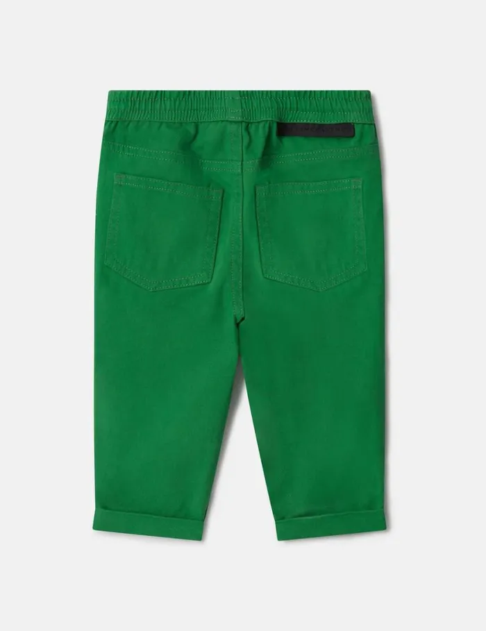 Kids Drawstring Joggers Green Stella McCartney Pants and Shorts