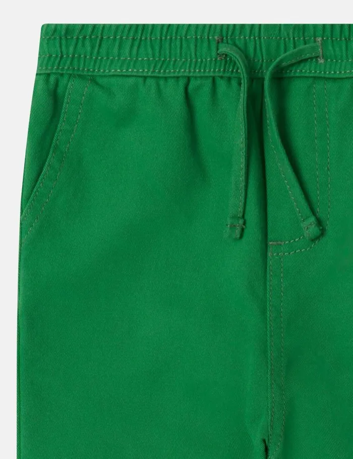 Kids Drawstring Joggers Green Stella McCartney Pants and Shorts