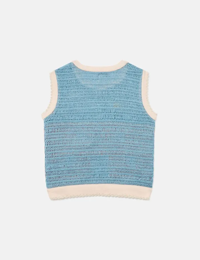 Kids Farmyard Appliqu Knitted Sweater Vest Multicolour Stella McCartney Sweaters and Cardigans Kids Farmyard Appliqu Knitted Sweater Vest Multicolour Stella McCartney Sweaters and Cardigans