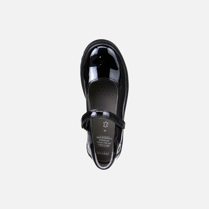 Kids Geox Ballerinas CASEY Junior Girl039s Patent Leather Ballerina Flats Geox Black