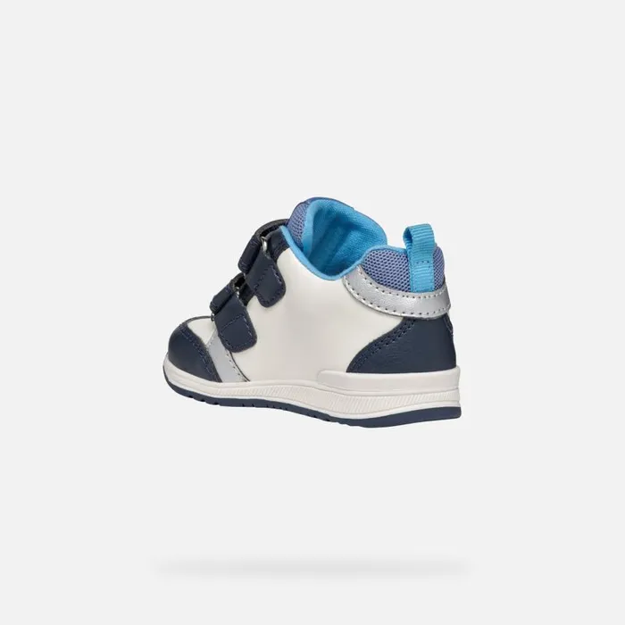 Kids Geox First Steps RISHON BABY Light IvoryNavy LiloandStitch 8211 Disney Light Ivorynavy