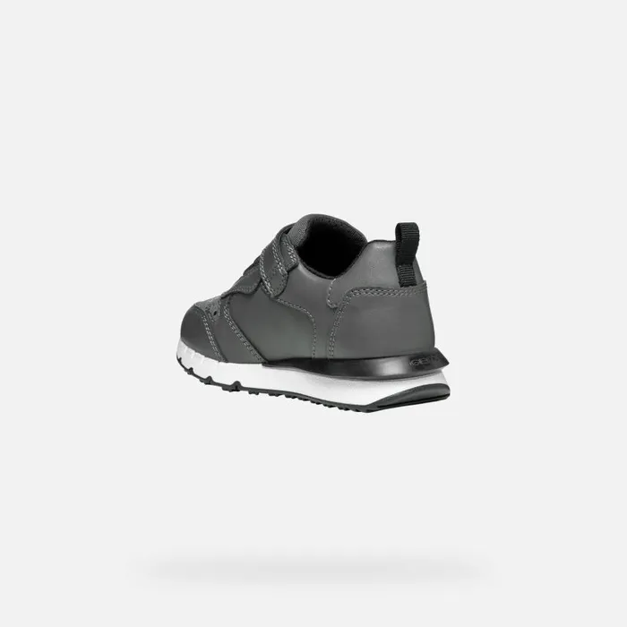 Kids Geox Sneakers FASTICS GIRL Dark Grey Low Top Sneakers Dark Grey