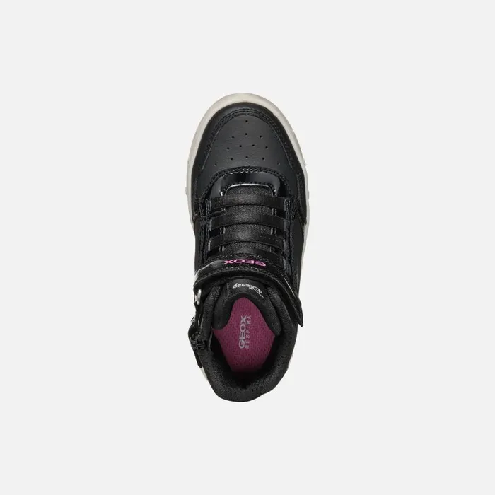 Kids Geox Sneakers SKYLIN JUNIOR Black Minnie Black